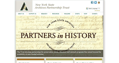 Desktop Screenshot of nysarchivestrust.org
